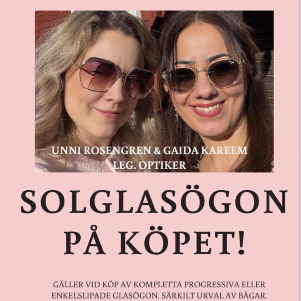 Norrviken Optik med Leg. Optikerna Unni La Fleur Rosengren och Gaida Kareem
